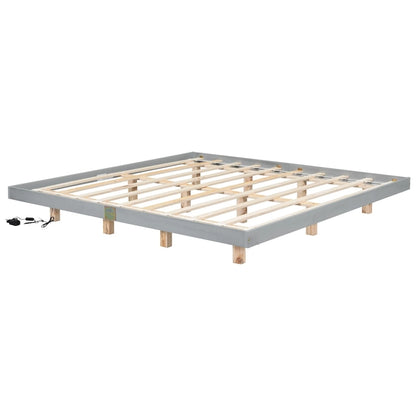 Lit flottant King Size avec lumières LED