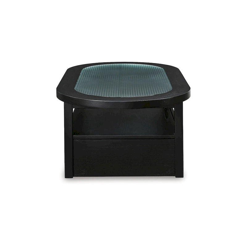 Signature Design by Ashley Winbardi Table basse noire/grise - 52 L x 28 P x 18,25 H