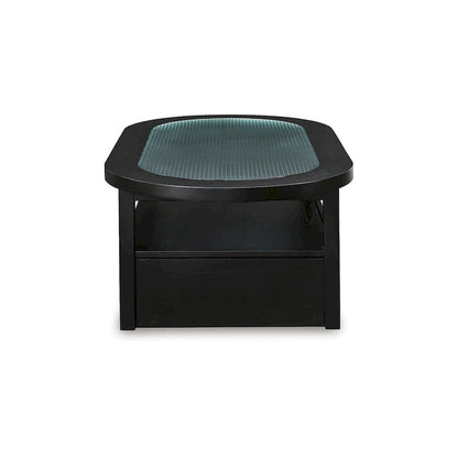Signature Design by Ashley Winbardi Table basse noire/grise - 52 L x 28 P x 18,25 H