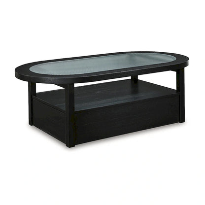 Signature Design by Ashley Winbardi Table basse noire/grise - 52 L x 28 P x 18,25 H