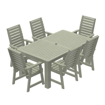 Ensemble de salle à manger d'extérieur 7 pièces HIGHWOOD PROFESSIONAL 42x72