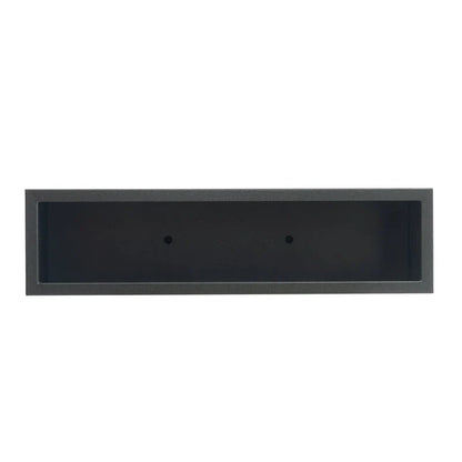 Jardinière Métallique Haute pour Plantes d'Extérieur, 38 po L x 10 po l x 30 po H, Longue et Haute Jardinière en Métal - 38x30x10