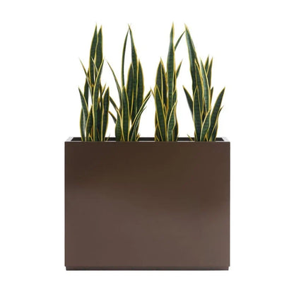 Jardinière Métallique Haute pour Plantes d'Extérieur, 38 po L x 10 po l x 30 po H, Longue et Haute Jardinière en Métal - 38x30x10