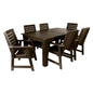 Ensemble de salle à manger d'extérieur 7 pièces HIGHWOOD PROFESSIONAL 42x72