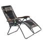Fauteuil de relaxation zéro gravité XL surdimensionné rembourré avec accoudoirs plus larges et porte-gobelet réglable - N/A
