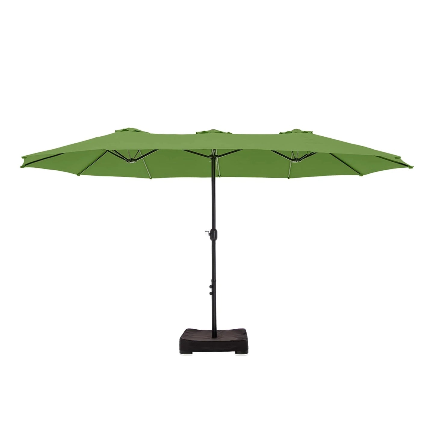 MAISON ARTS Grand Parasol Double Face de 4,5 m avec Base Incluse pour Patio