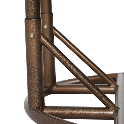 LeisureMod Fauteuil suspendu œuf 2 places avec support - Balançoire / hamac de patio en rotin osier pour extérieur/intérieur avec coussins