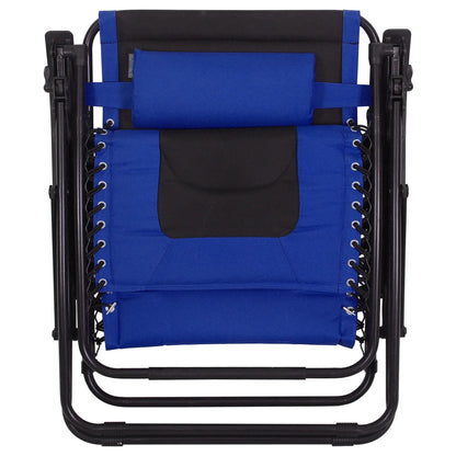 Fauteuil de relaxation zéro gravité XL surdimensionné rembourré avec accoudoirs plus larges et porte-gobelet réglable - N/A