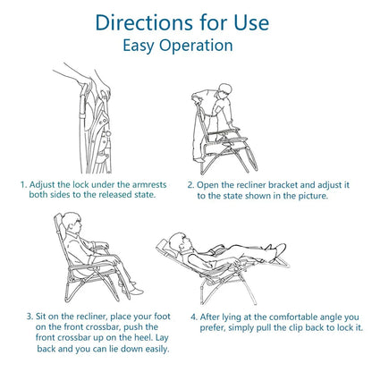 Fauteuil de relaxation zéro gravité XL surdimensionné rembourré avec accoudoirs plus larges et porte-gobelet réglable - N/A