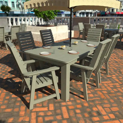 Ensemble de salle à manger d'extérieur 7 pièces HIGHWOOD PROFESSIONAL 42x72