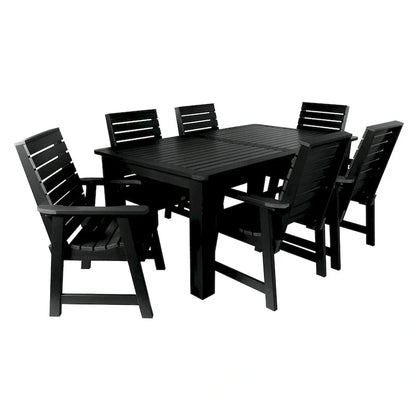 Ensemble de salle à manger d'extérieur 7 pièces HIGHWOOD PROFESSIONAL 42x72