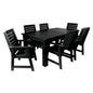 Ensemble de salle à manger d'extérieur 7 pièces HIGHWOOD PROFESSIONAL 42x72