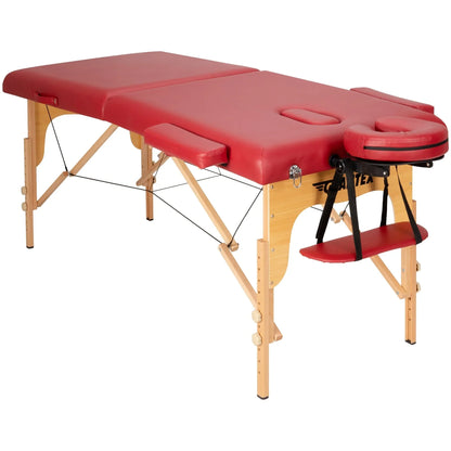 Table de Massage Portable 84L Réglable pour Soins du Visage, Tatouage, avec Housse de Transport