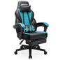 Chaise de jeu style course BOSSIN, fauteuil gamer grande taille 300 lb, chaise d'ordinateur à dossier haut