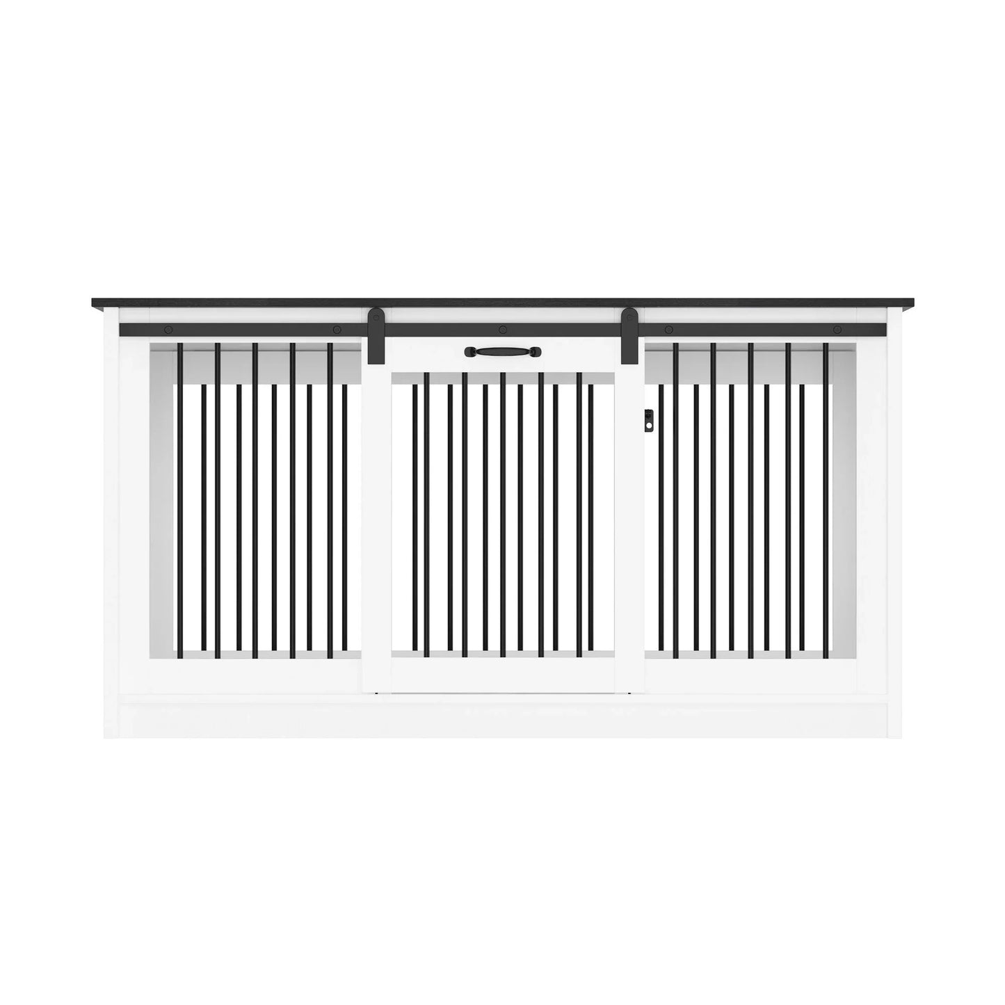 Résidence pour animaux de compagnie avec renfort en tube de fer Cage pour chien élégante et robuste